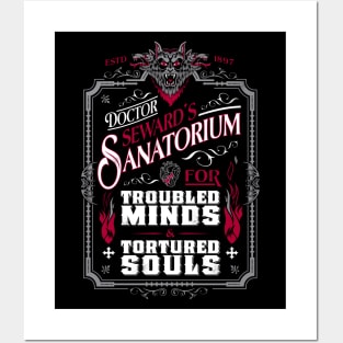 Dr Seward's Sanatorium - Dracula - Vintage Victorian Gothic Vampire Posters and Art